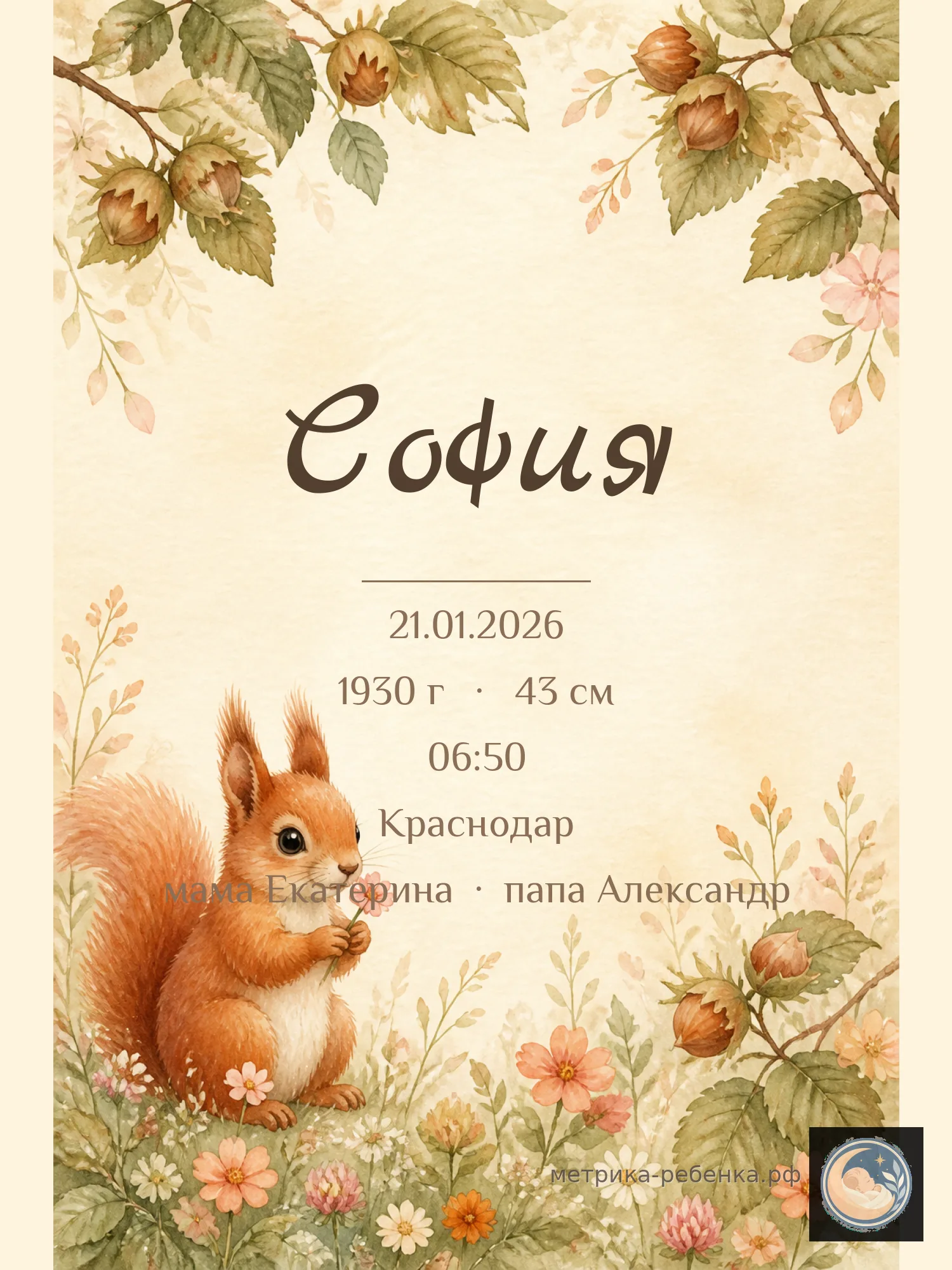 Метрика София