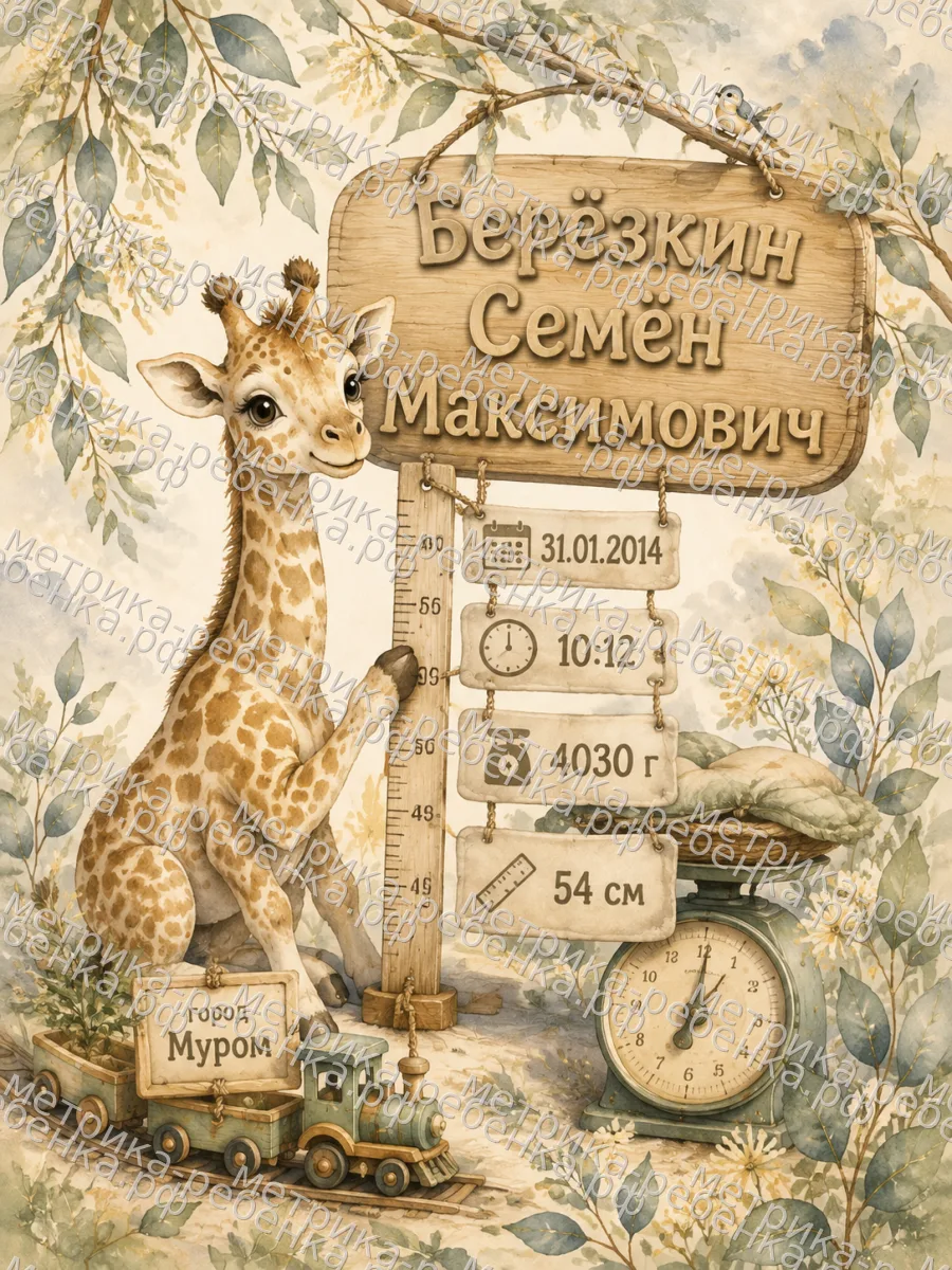 Метрики для имени Берёзкин Семён Максимович