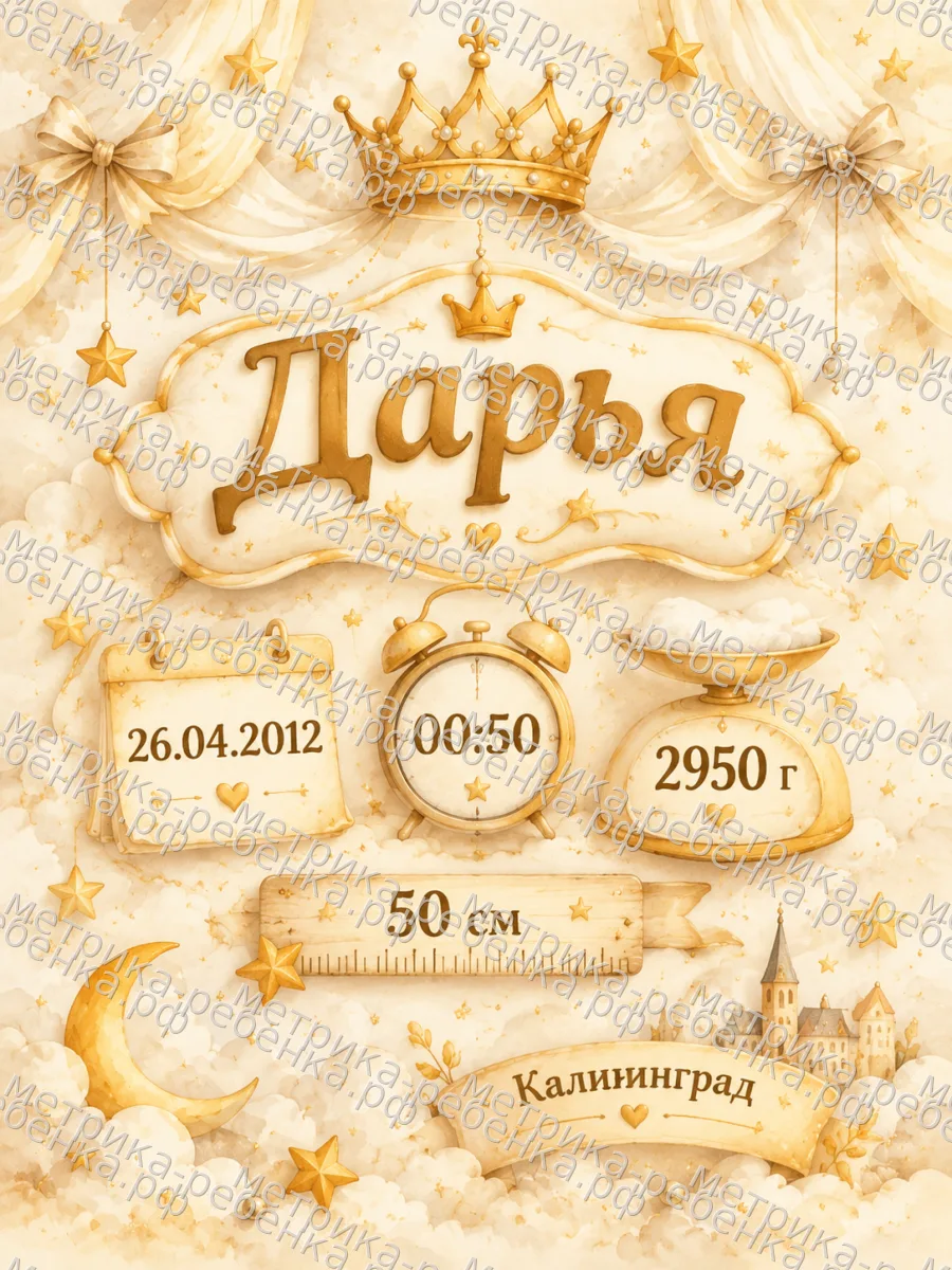 Метрика Дарья