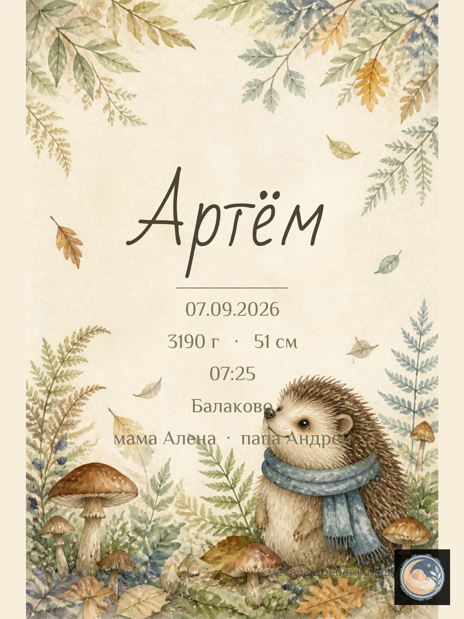 Метрика Артём
