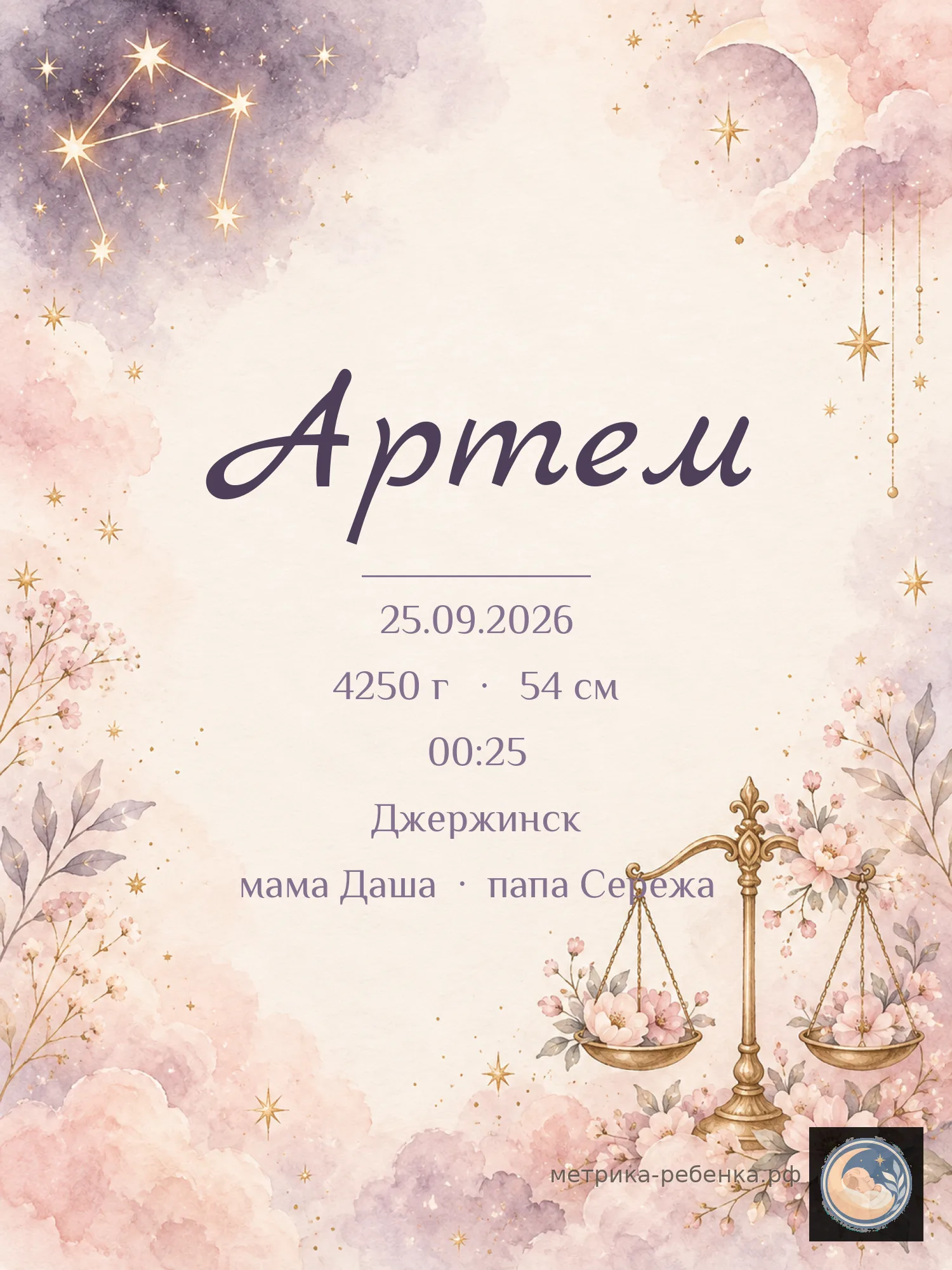Метрика Артём
