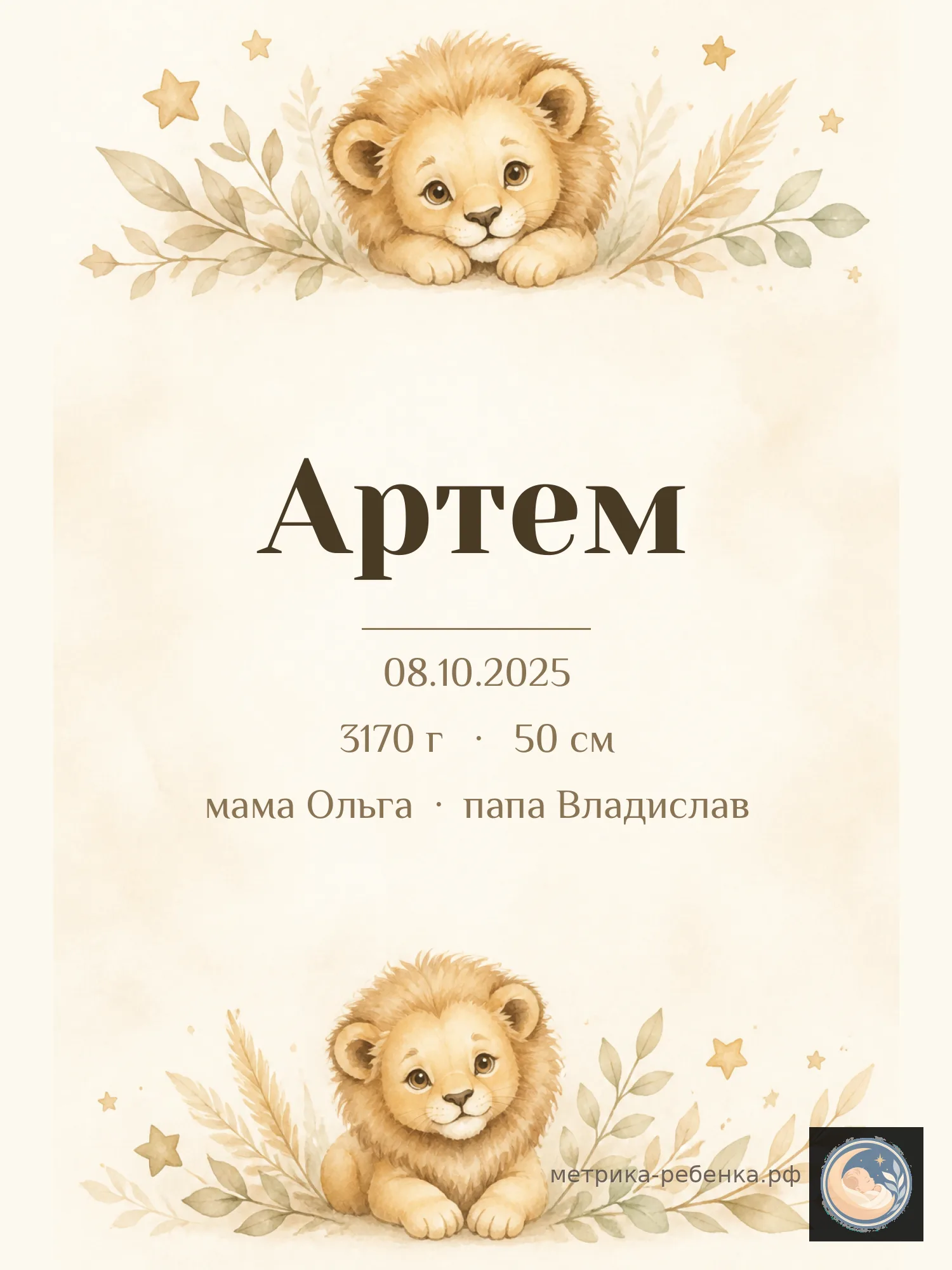 Метрика Артём