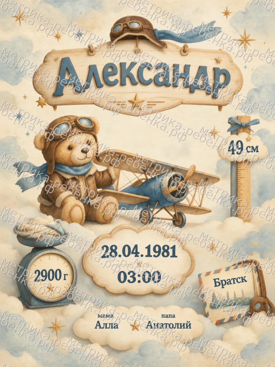 Метрика Александр