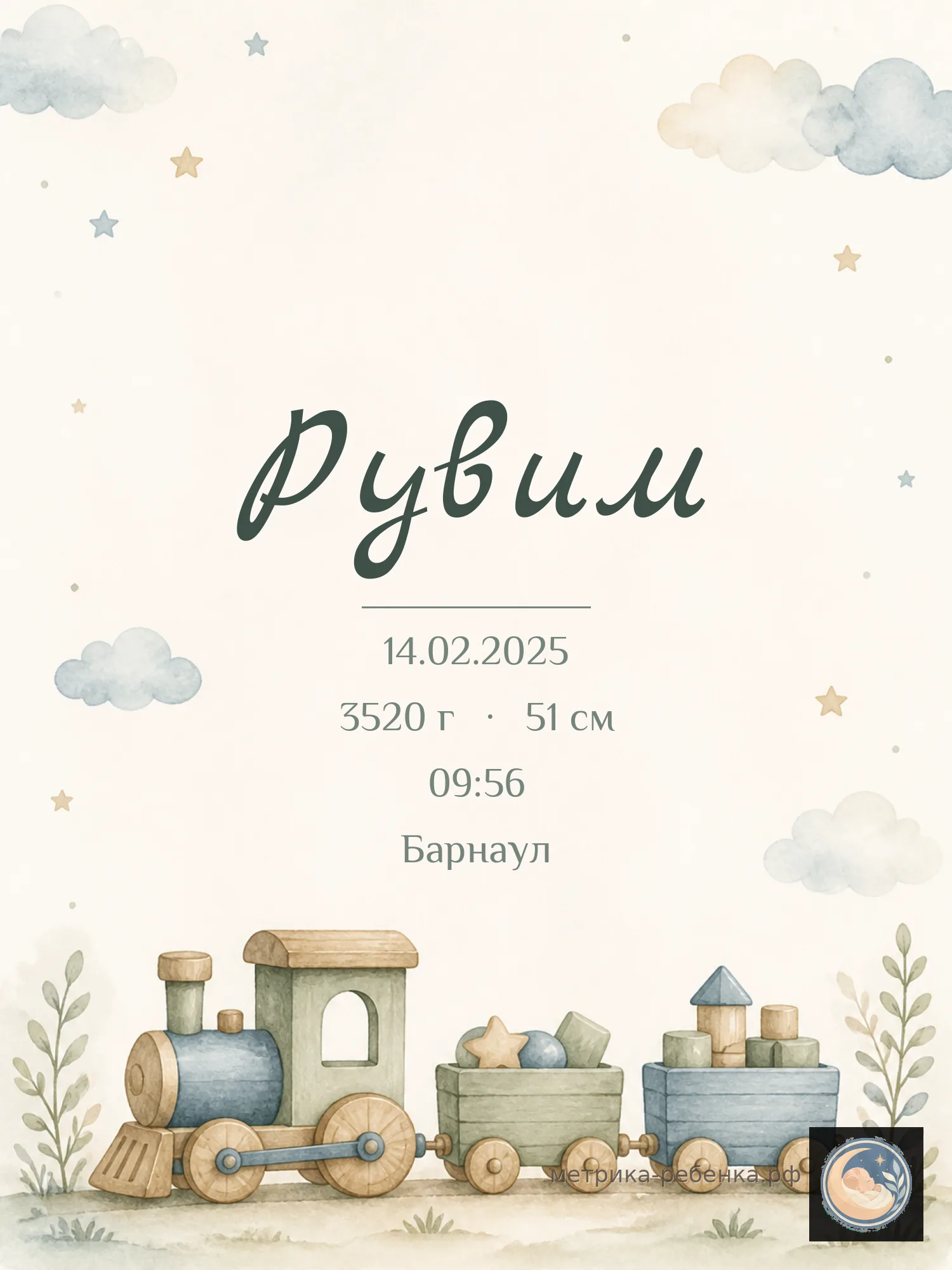 Метрика Рувим