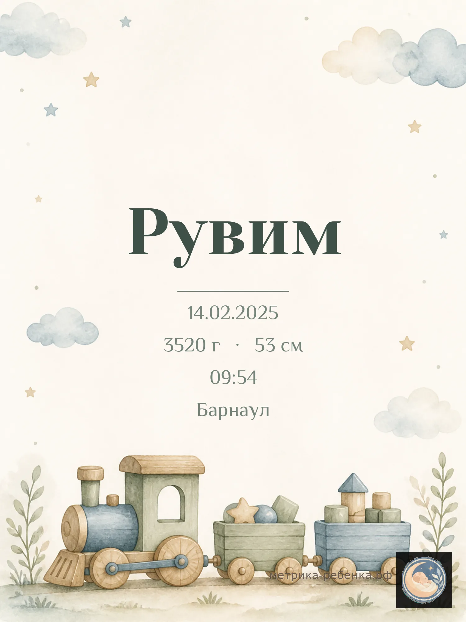 Метрика Рувим