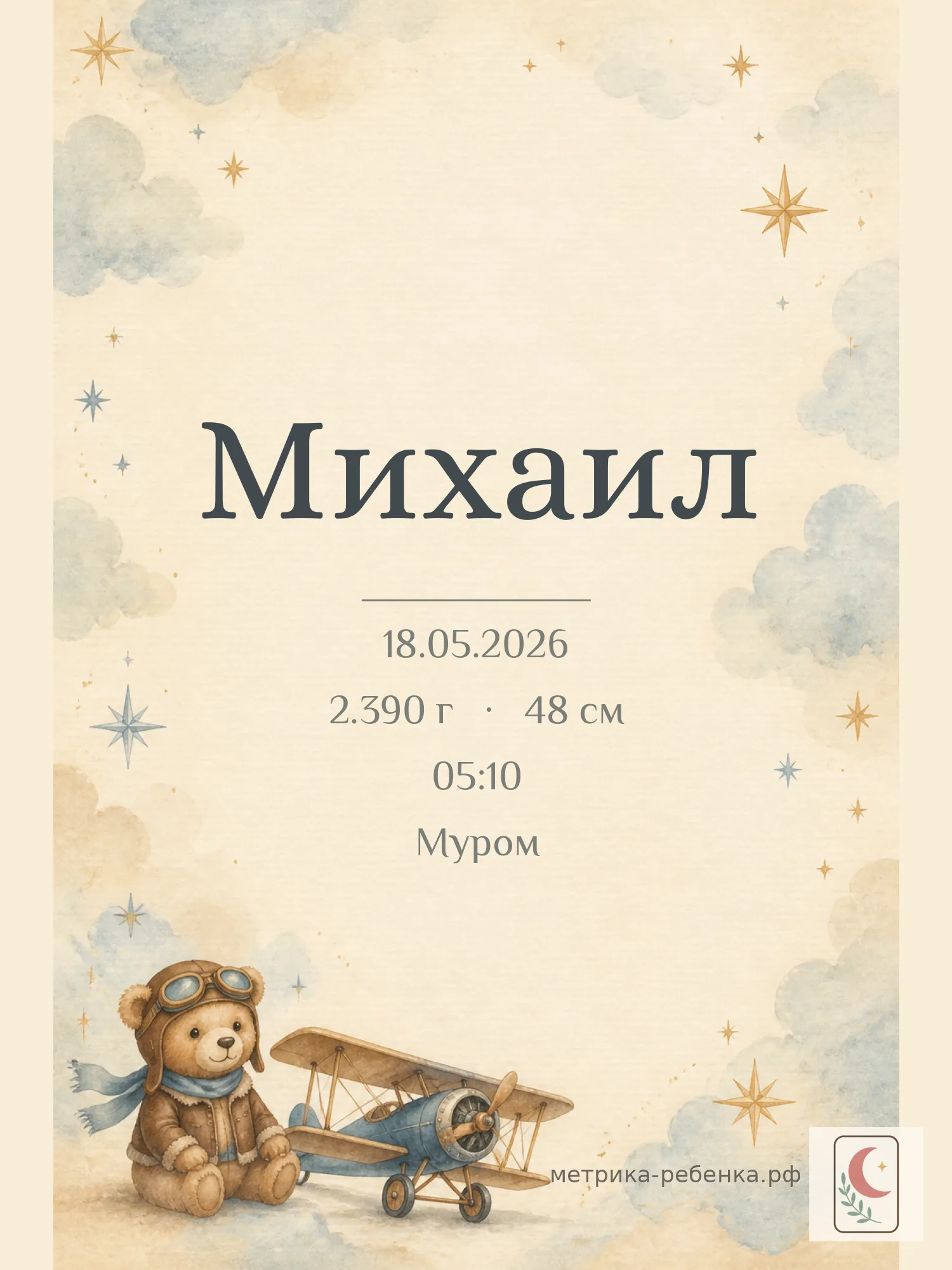 Метрика Михаил