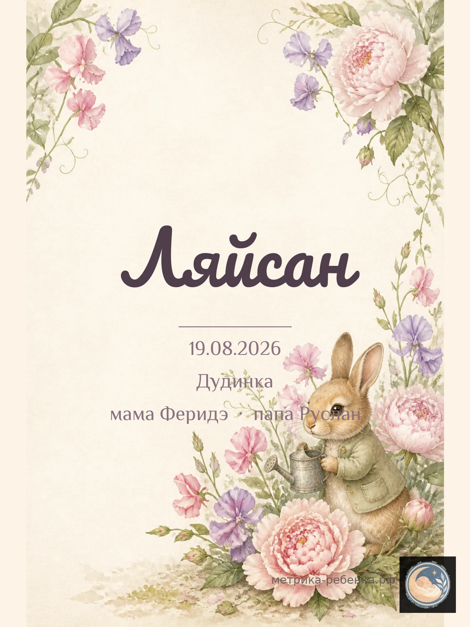 Метрика Ляйсан