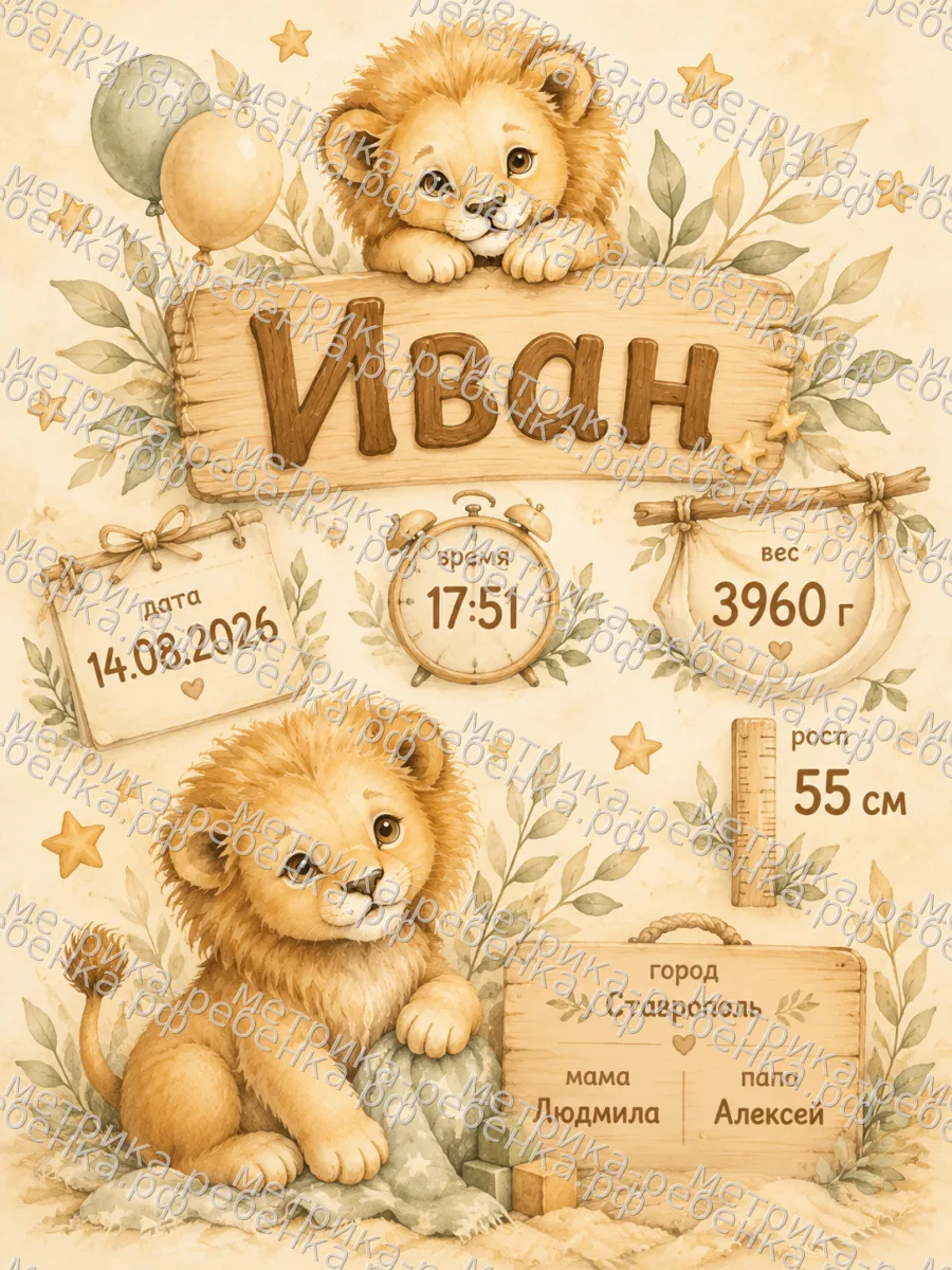 Метрика Иван