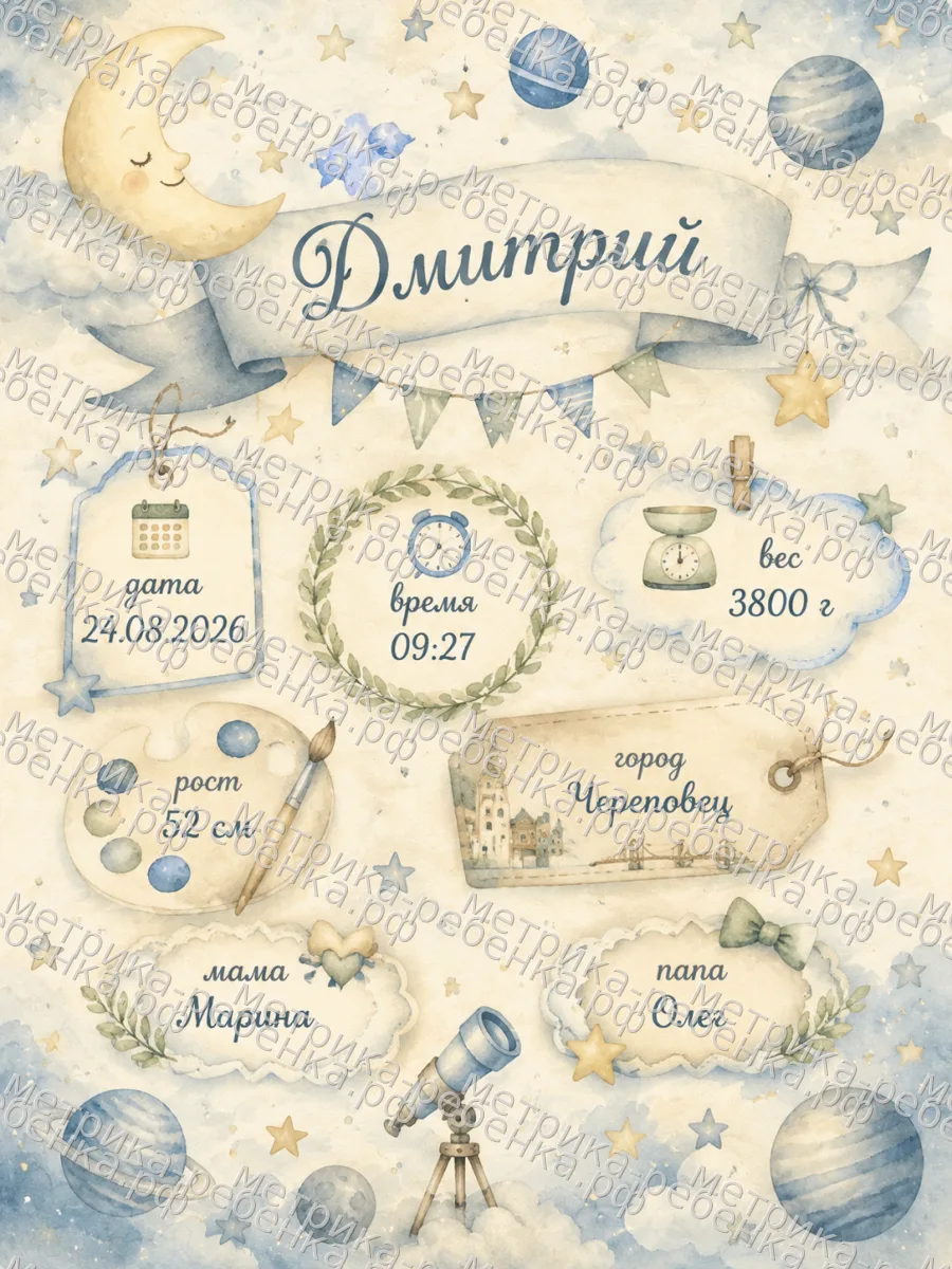 Метрика Дмитрий