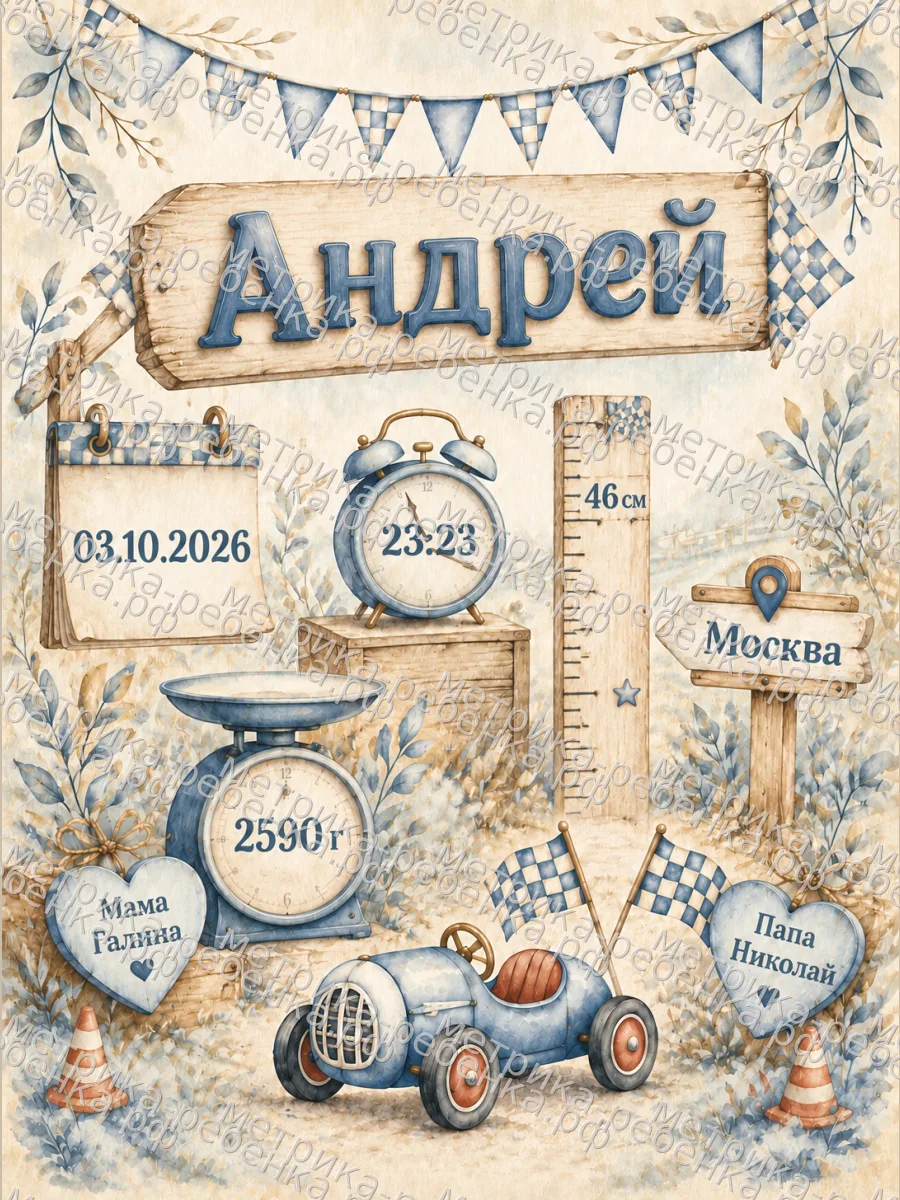 Метрики для имени Матвей