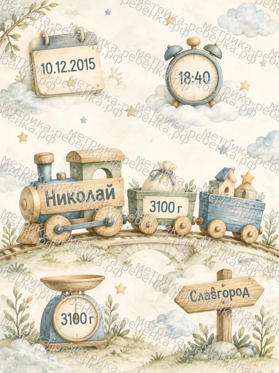 Метрики для имени Николай