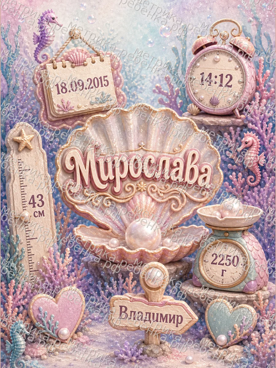 Метрики для имени Мирослава
