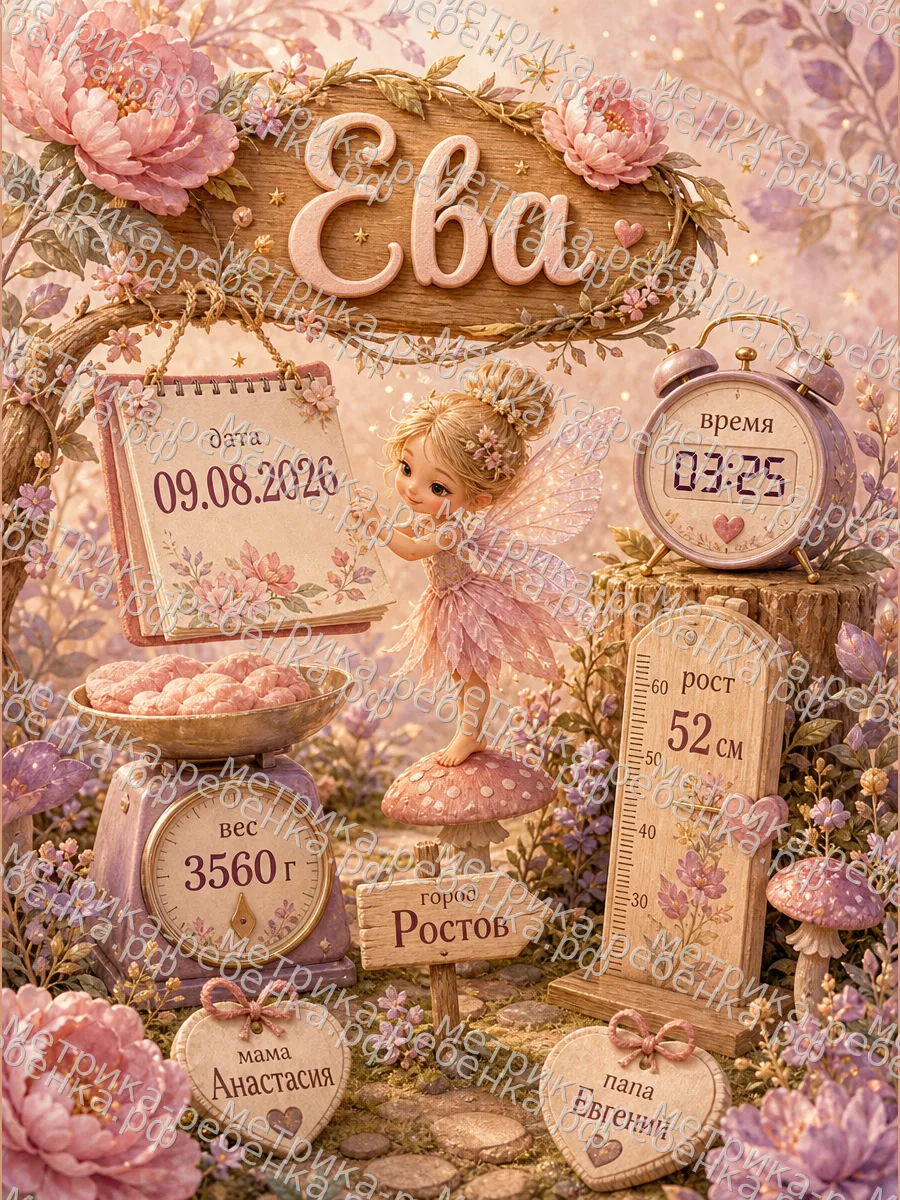 Метрики для имени Ева