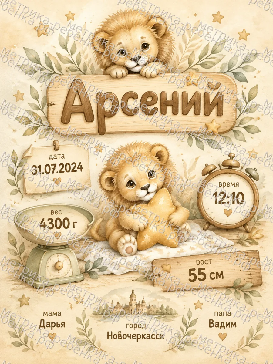 Метрика Арсений