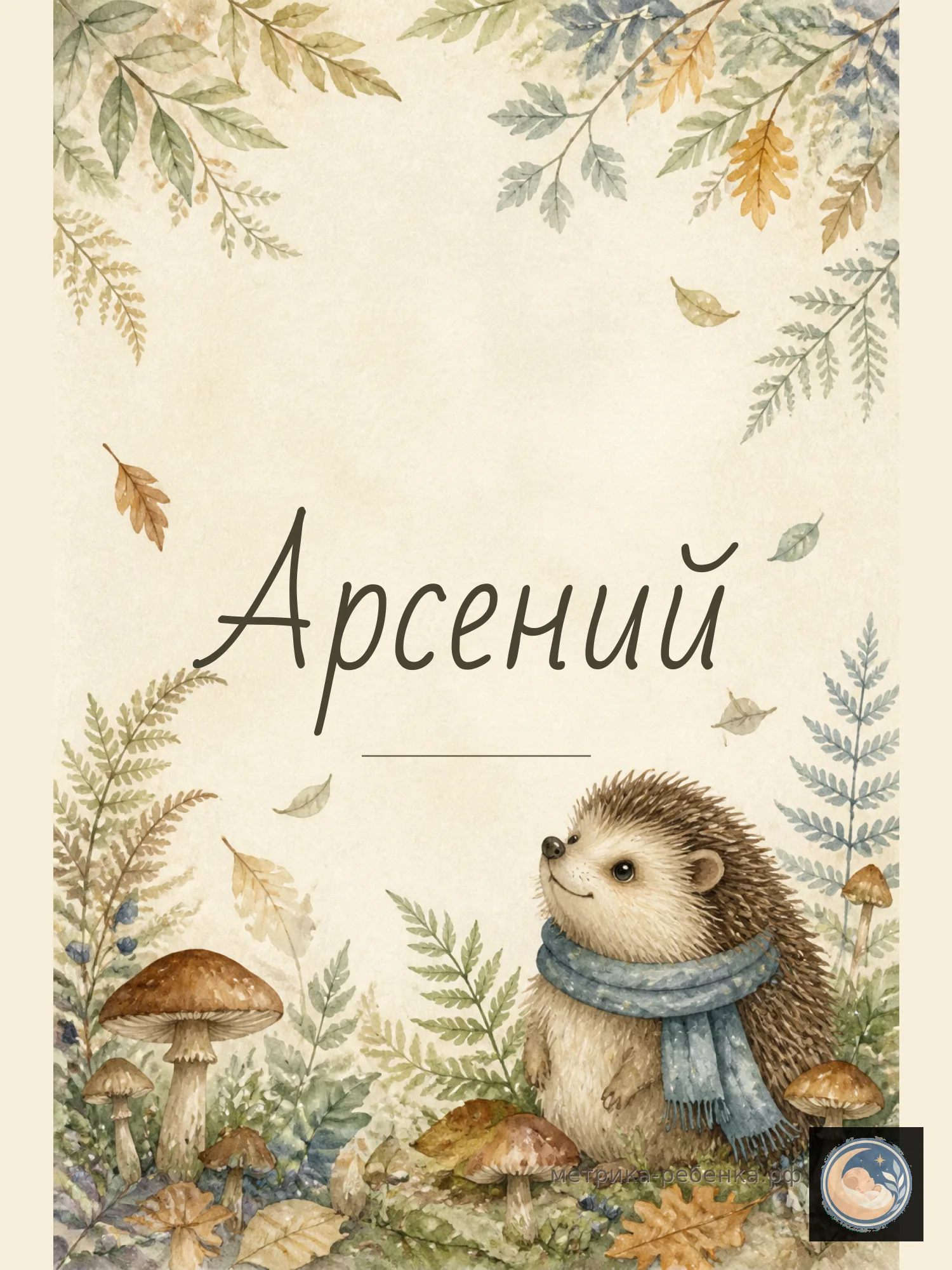 Метрики для имени Арсений