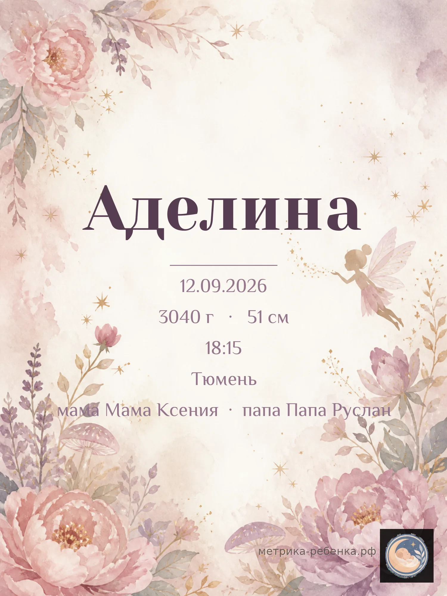 Метрика Аделина
