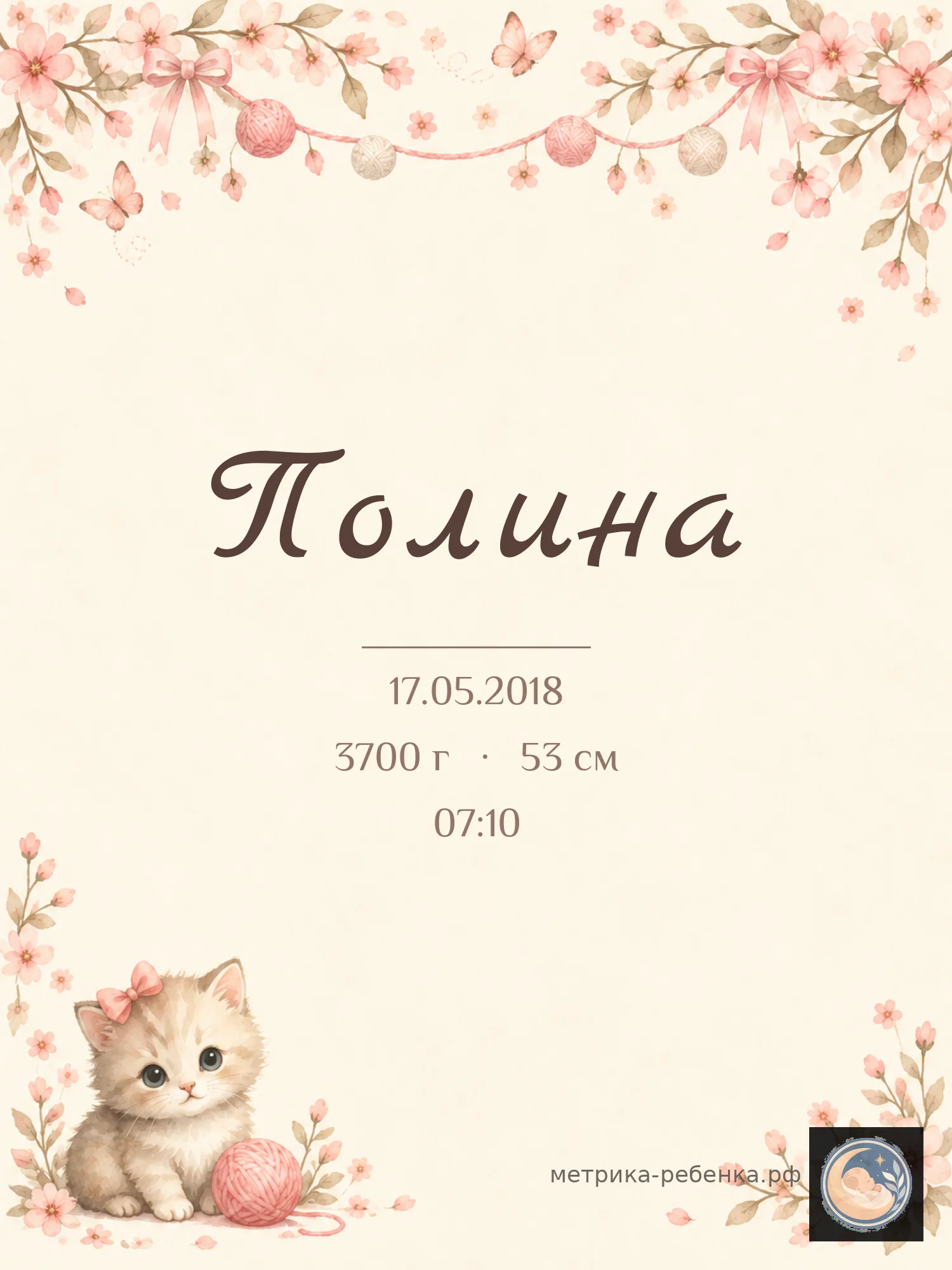 Метрика Полина
