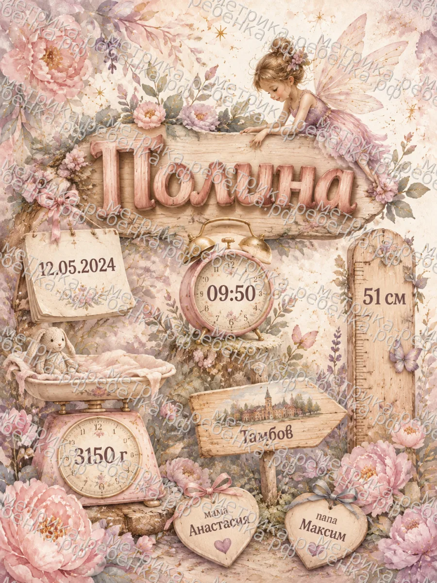 Метрики для имени Полина