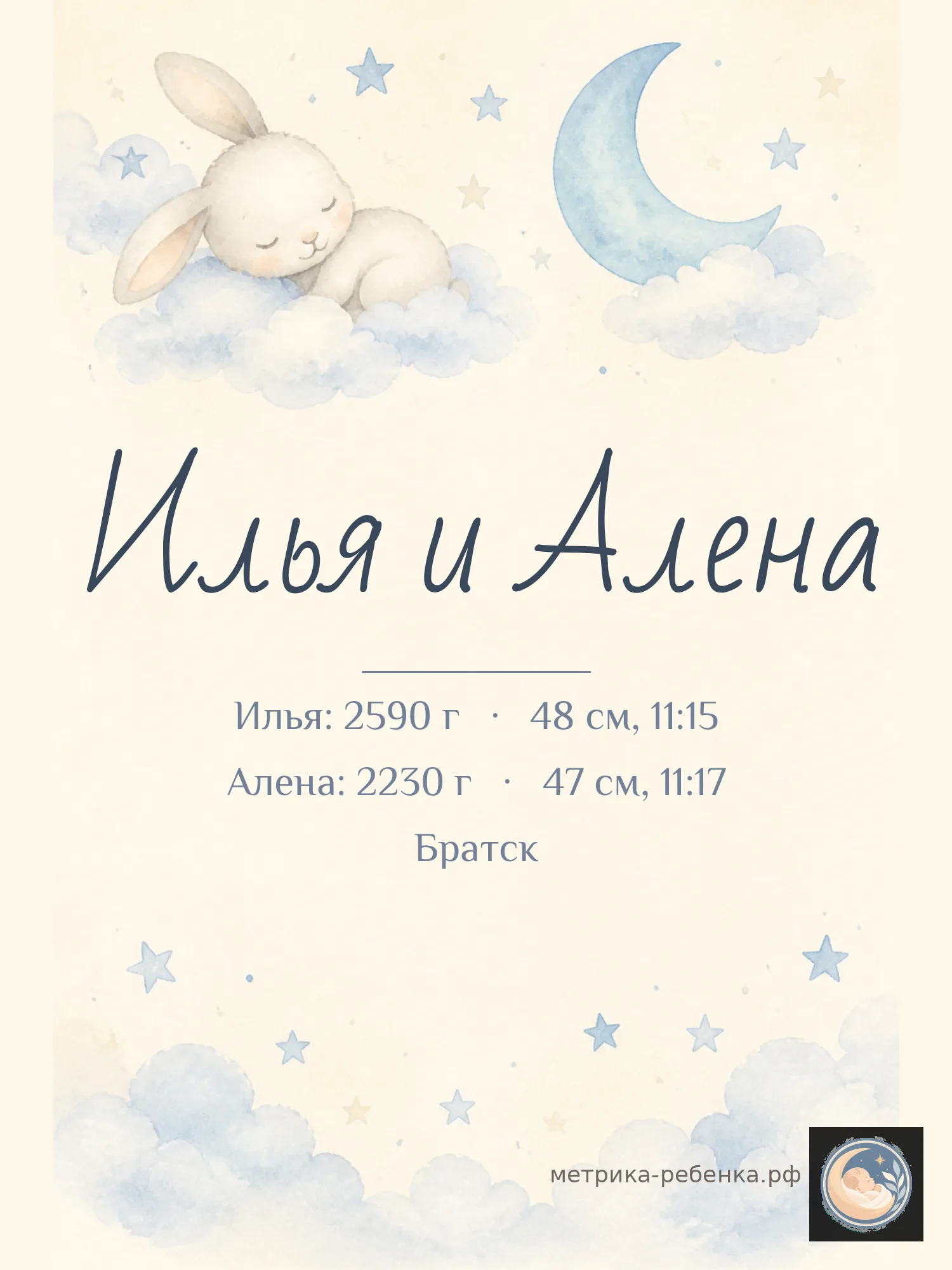 Метрика Илья