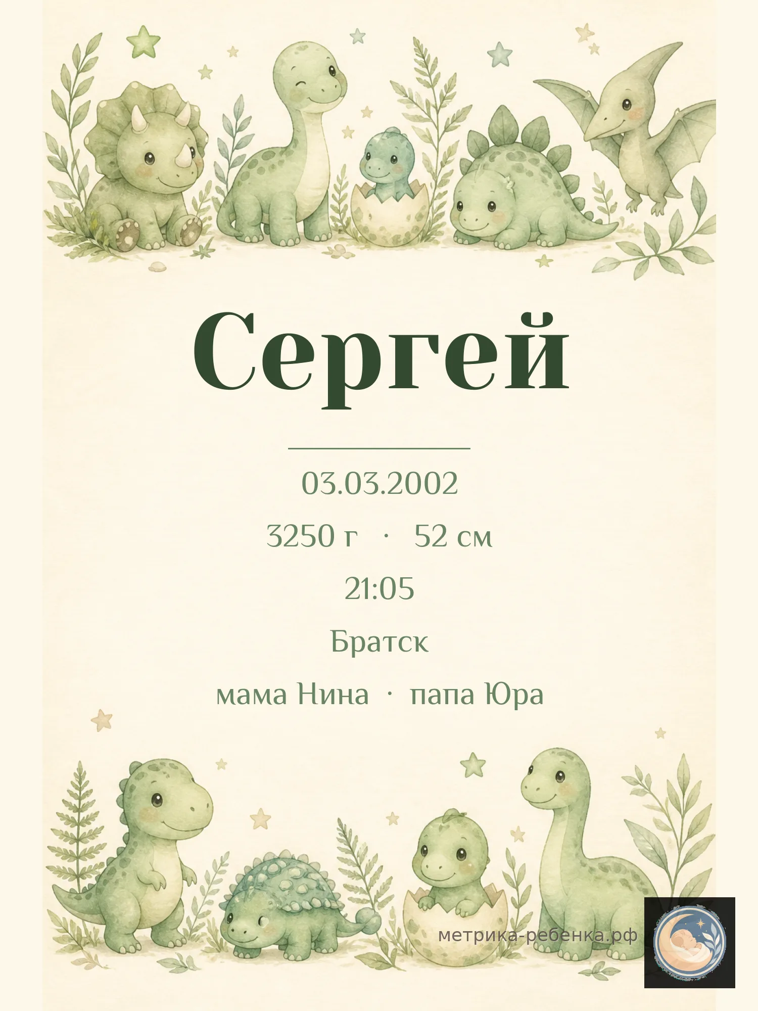 Метрика Сергей