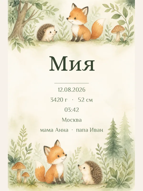 Лес