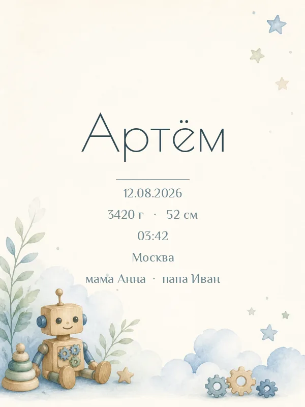 Метрика «Робот» — пример
